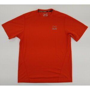 Under Armour Running T-shirt Mens Size M Red Short Sleeve Athletic Gym B10